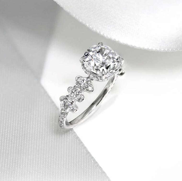 Thomas de Montegriffo bespoke diamond engagement ring